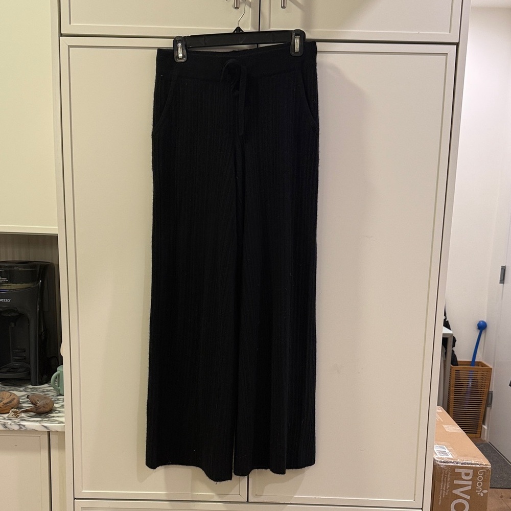 Wide Leg Black Pants